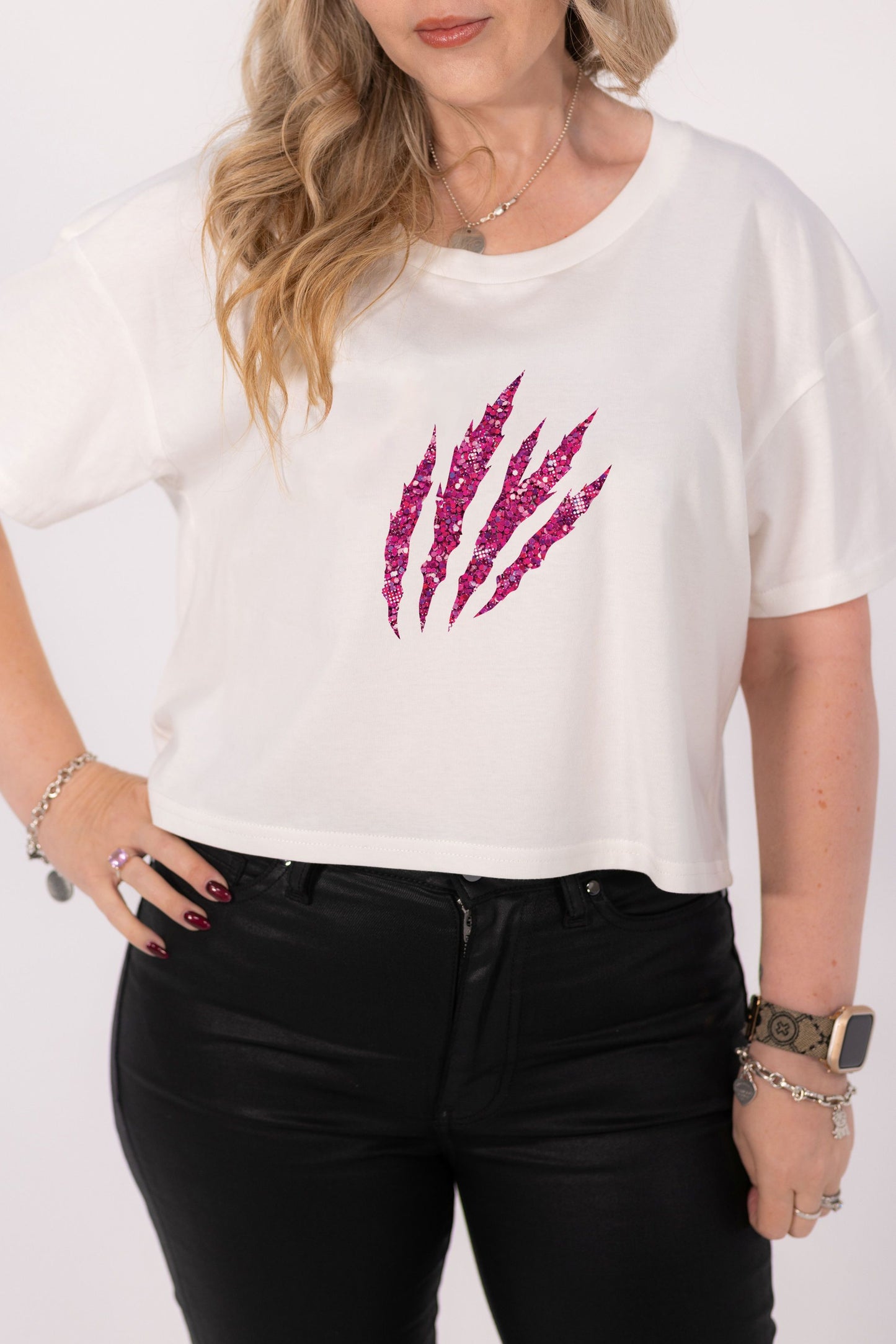 Drag Claw Sparkle Crop Top