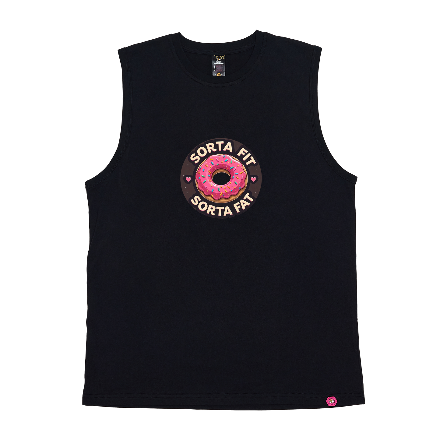 Sorta Fit Sorta Fat Donut Icon Tank