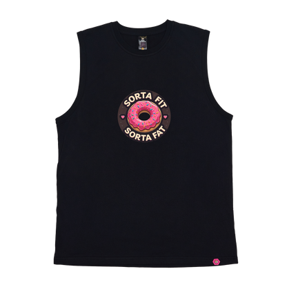 Sorta Fit Sorta Fat Donut Icon Tank