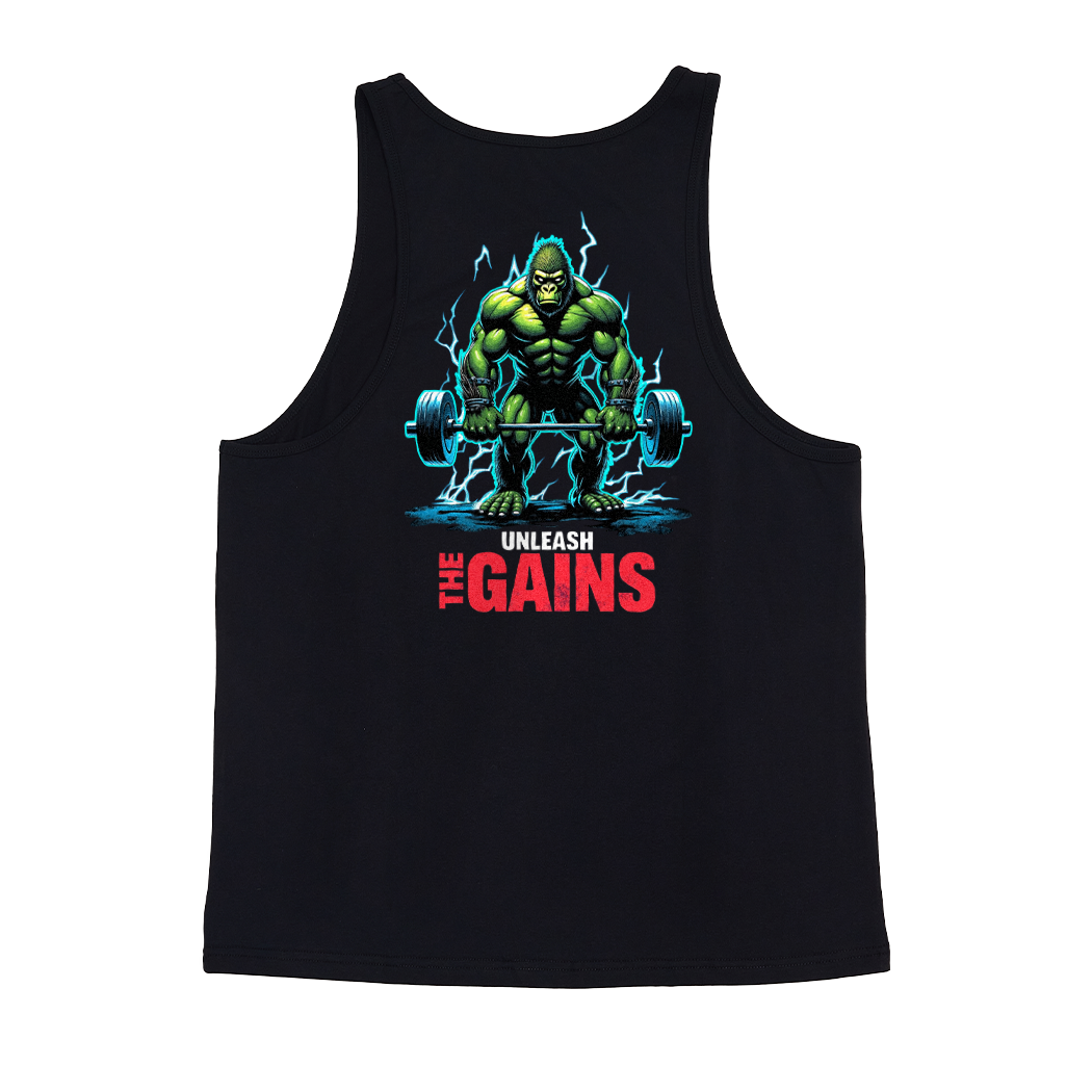 Sorta Fit Sorta Fat Unleash the Gains Singlet