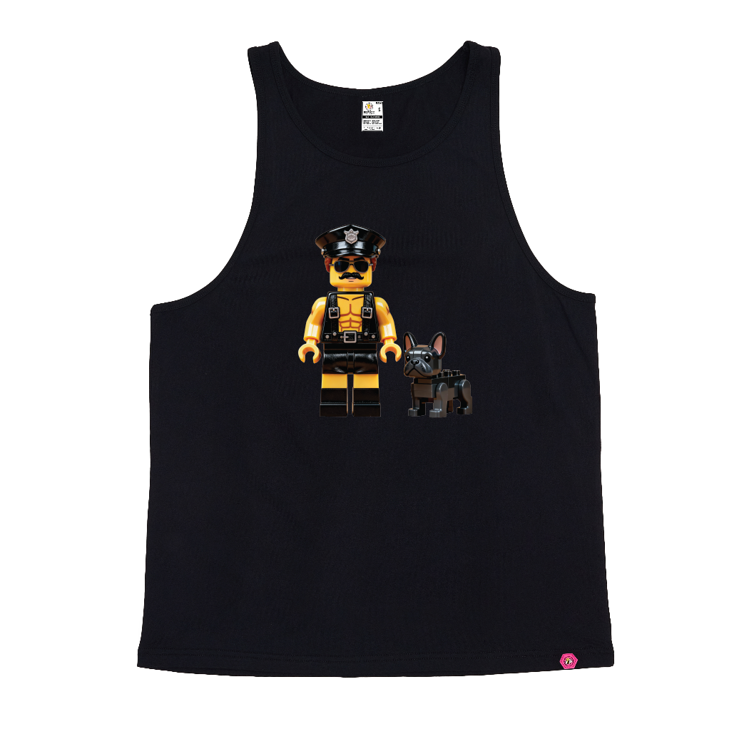 An Officer and His Dog Singlet