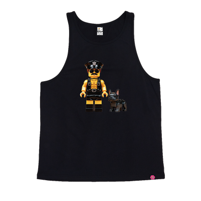 An Officer and His Dog Singlet