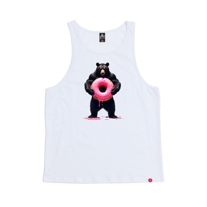Sticky Donut Bear Hole Singlet
