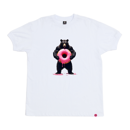 Sticky Donut Bear Hole T-Shirt