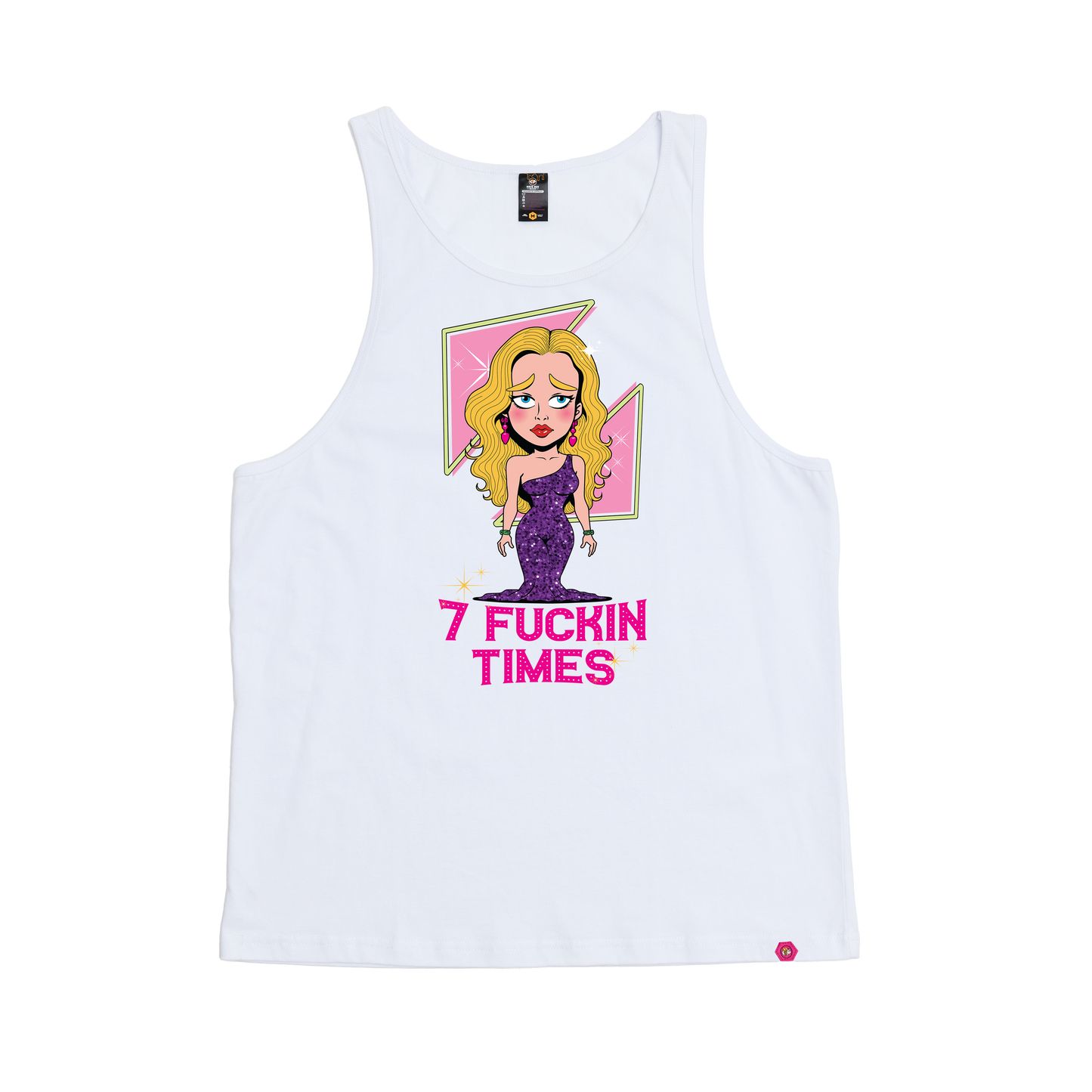 7 Fuckin Times - Corey Craig x Kris Bee Bacon Singlet