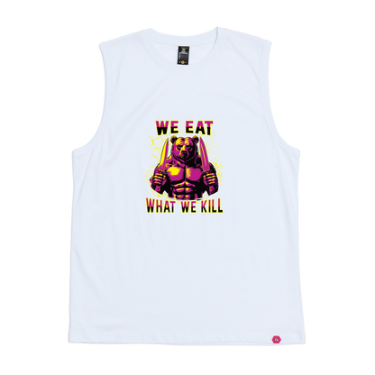 We eat what we kill Tank