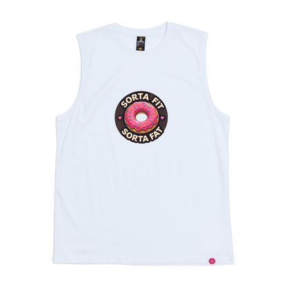 Sorta Fit Sorta Fat Donut Icon Tank