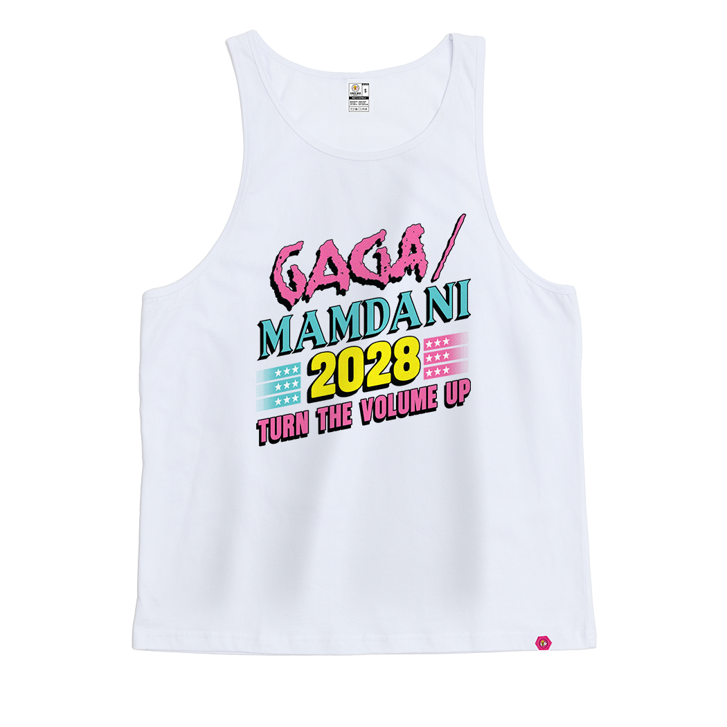 Gaga / Mamdani 2028  - Corey Craig x Kris Bee Bacon Singlet