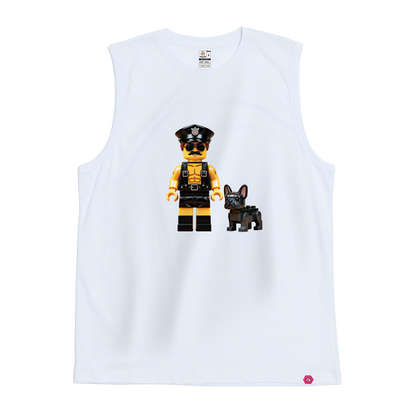 An Officer and His Dog Tank