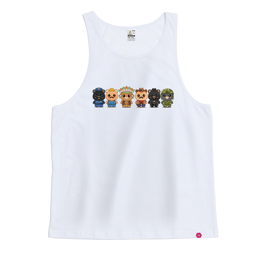 The Village Bears Mardi Gras 2026 Limited Edition Singlet