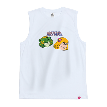 My Pronouns are He/Man Tank