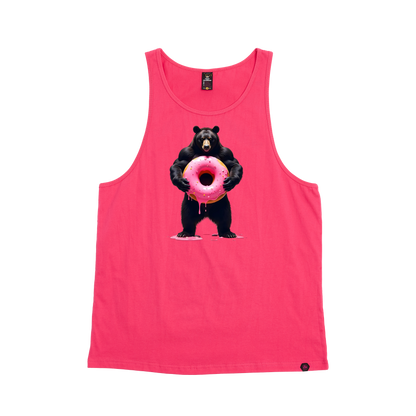Sticky Donut Bear Hole Singlet