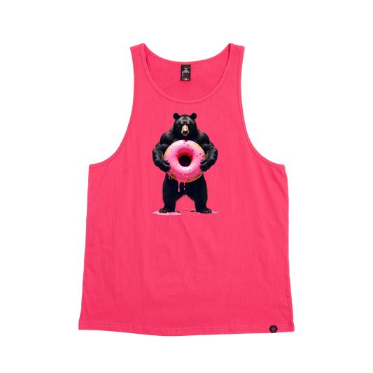 Sticky Donut Bear Hole Singlet