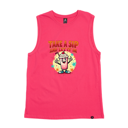 The Milkshake Man Take a Sip Tank