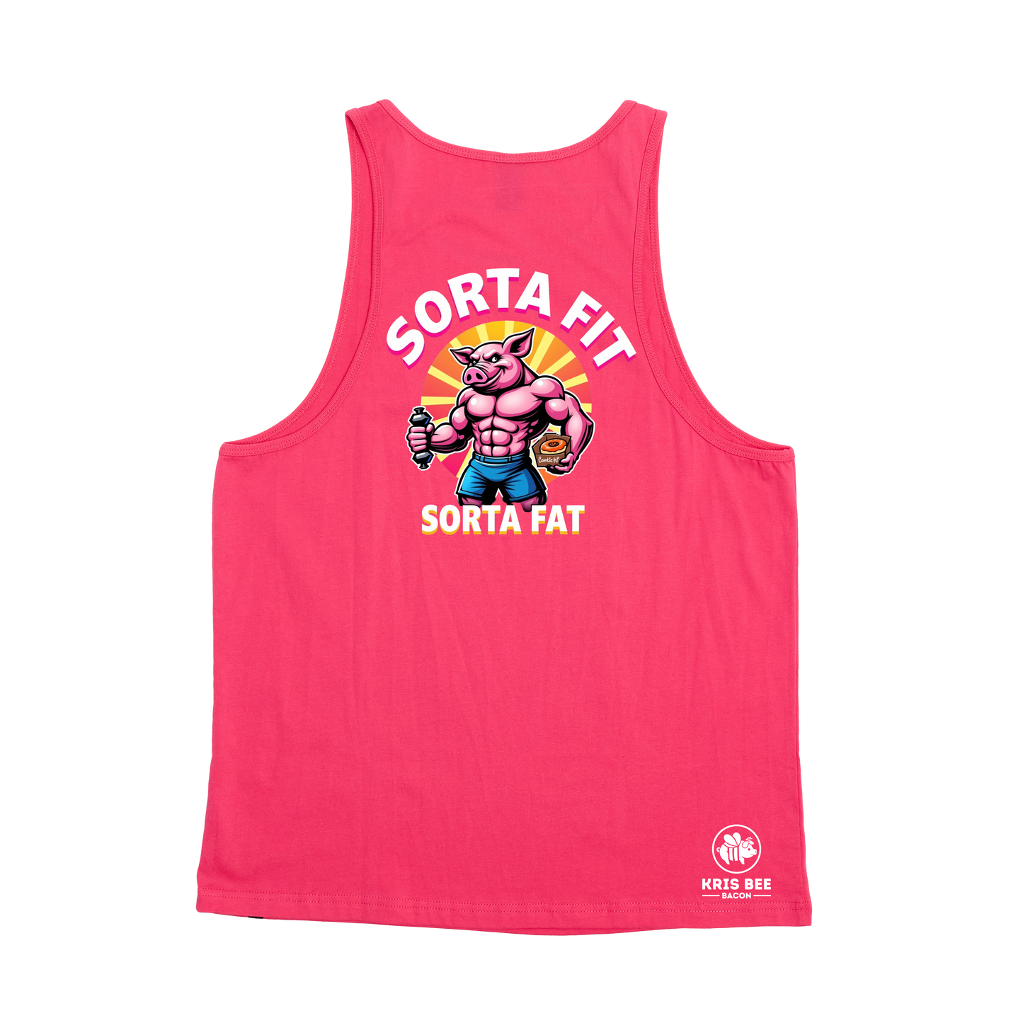 Sorta Fit Sorta Fat Donut Champ Singlet