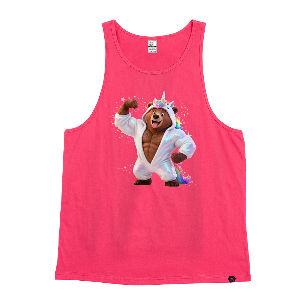 Muffles The Unibear Singlet