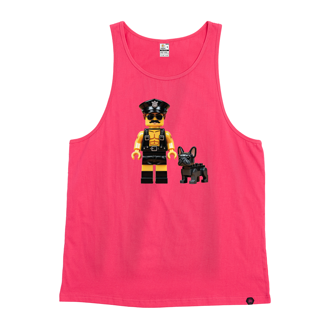 An Officer and His Dog Singlet