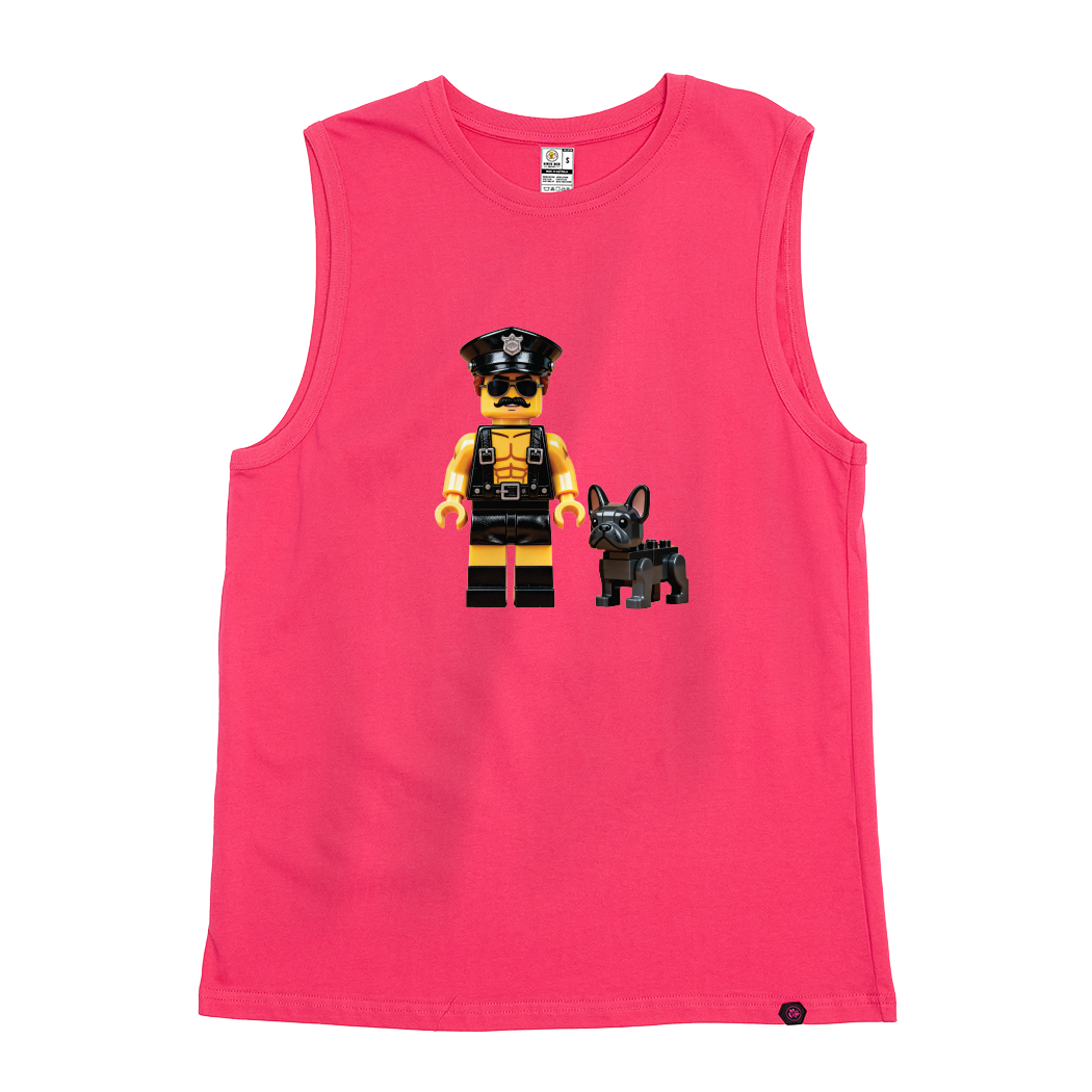 An Officer and His Dog Tank
