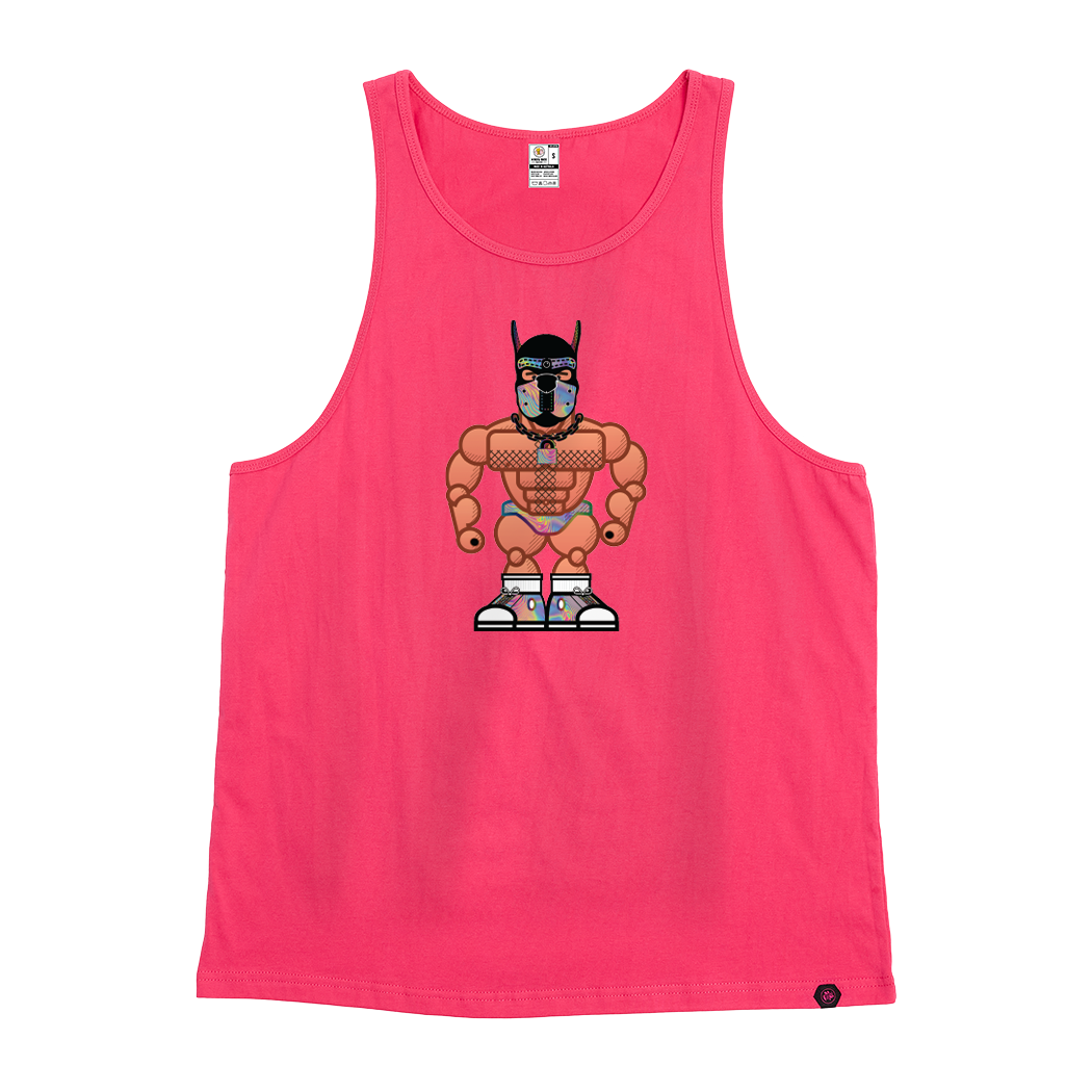 Pocketbears Collab Neon Pup Singlet
