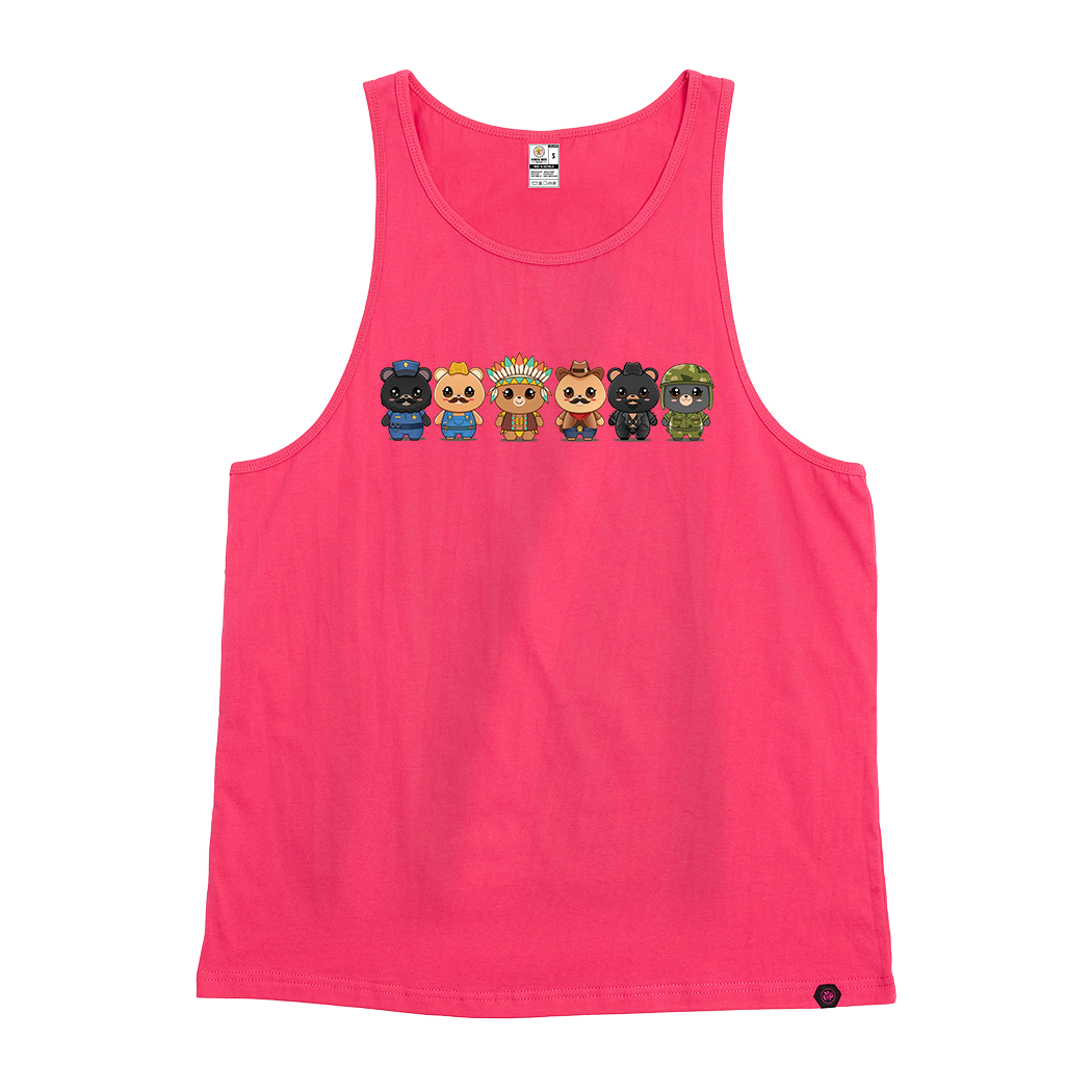 The Village Bears Mardi Gras 2026 Limited Edition Singlet