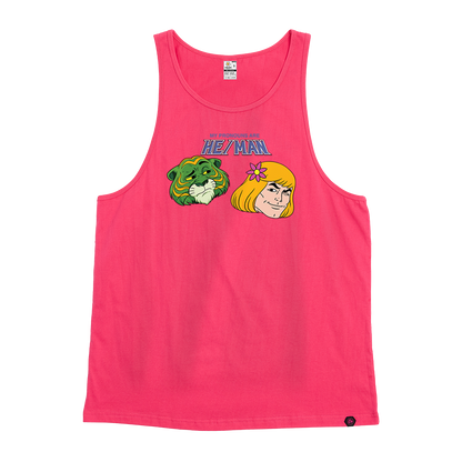 My Pronouns are He/Man Singlet