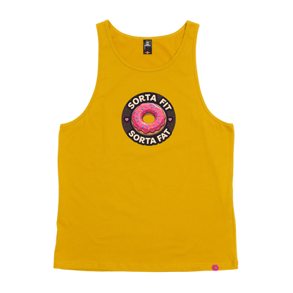 Sorta Fit Sorta Fat Donut Icon Singlet
