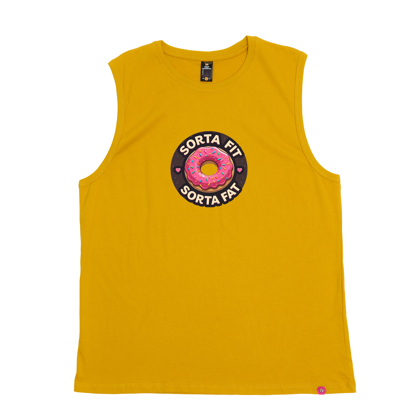 Sorta Fit Sorta Fat Donut Icon Tank