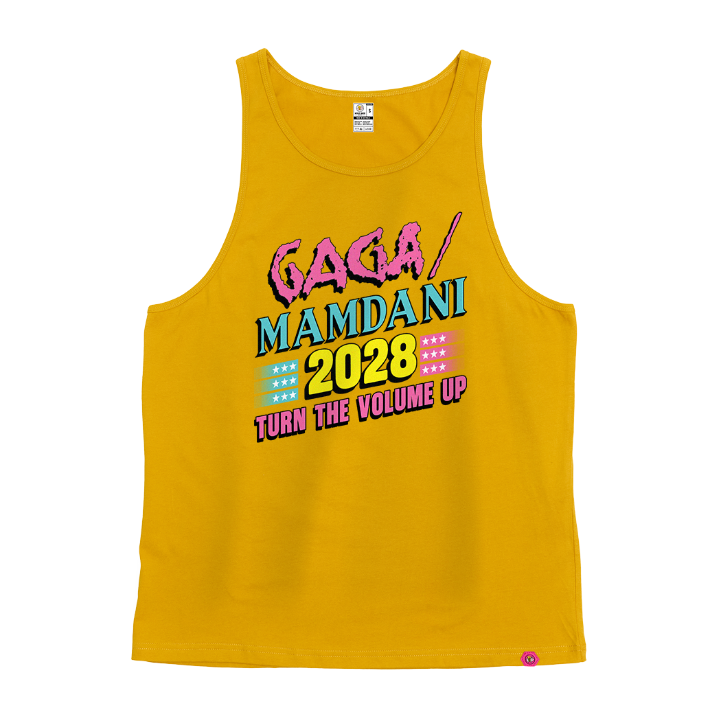 Gaga / Mamdani 2028  - Corey Craig x Kris Bee Bacon Singlet