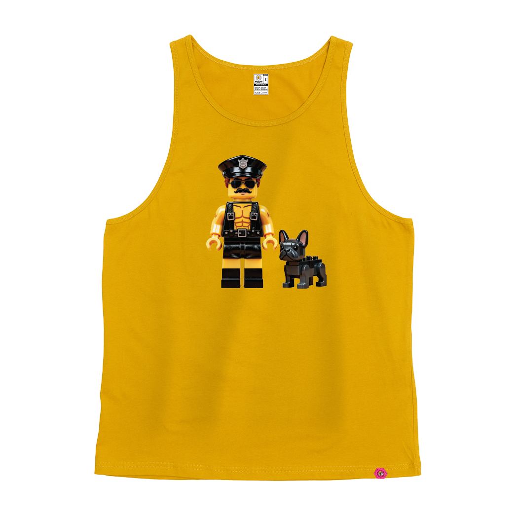 An Officer and His Dog Singlet
