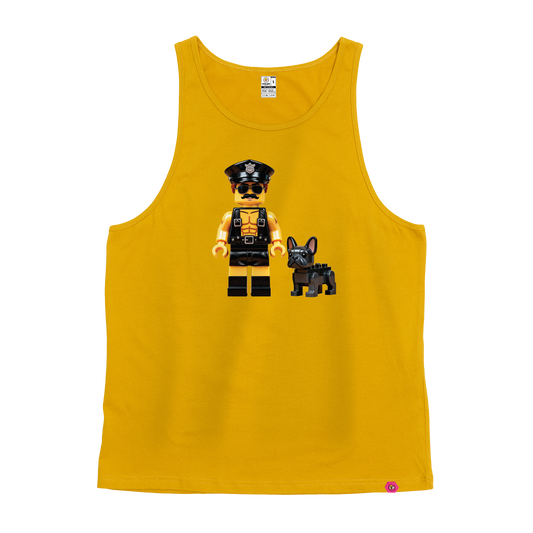 An Officer and His Dog Singlet
