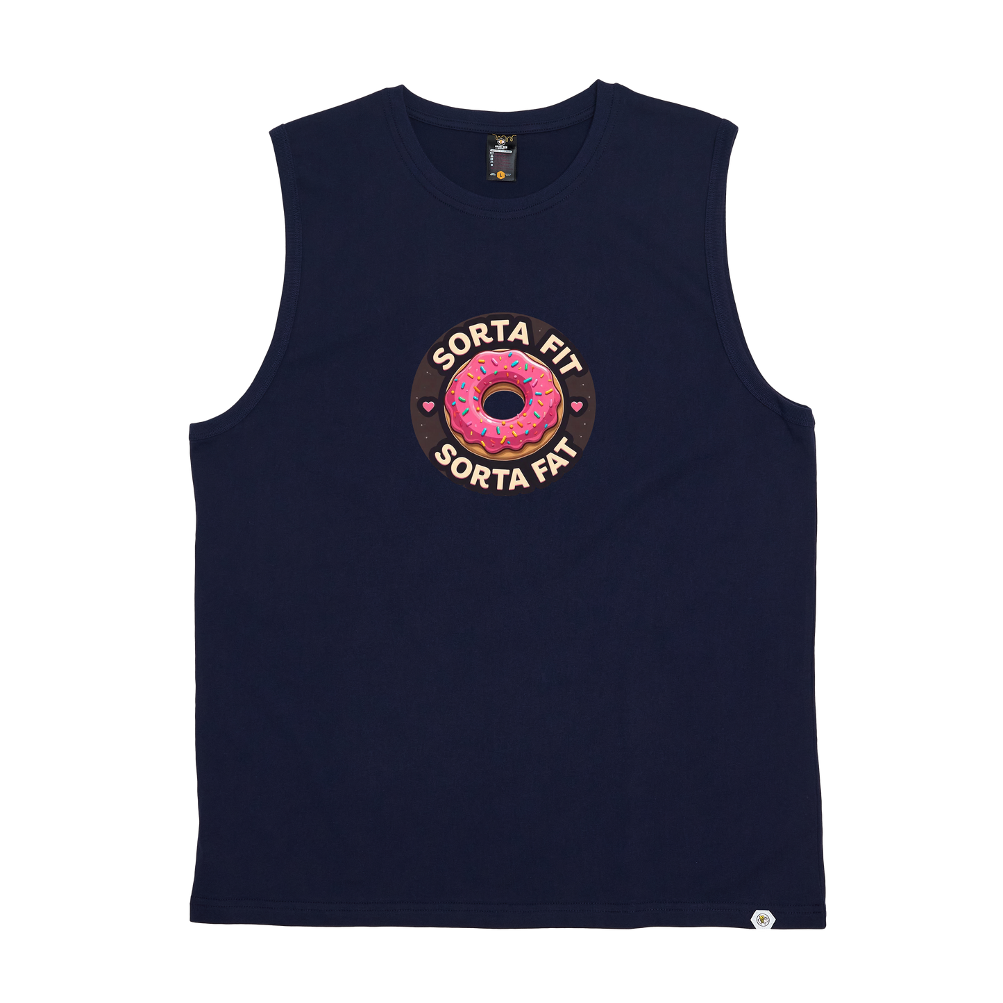 Sorta Fit Sorta Fat Donut Icon Tank
