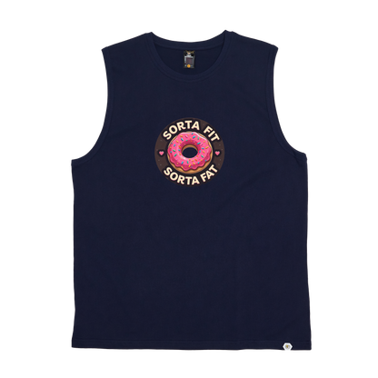 Sorta Fit Sorta Fat Donut Icon Tank