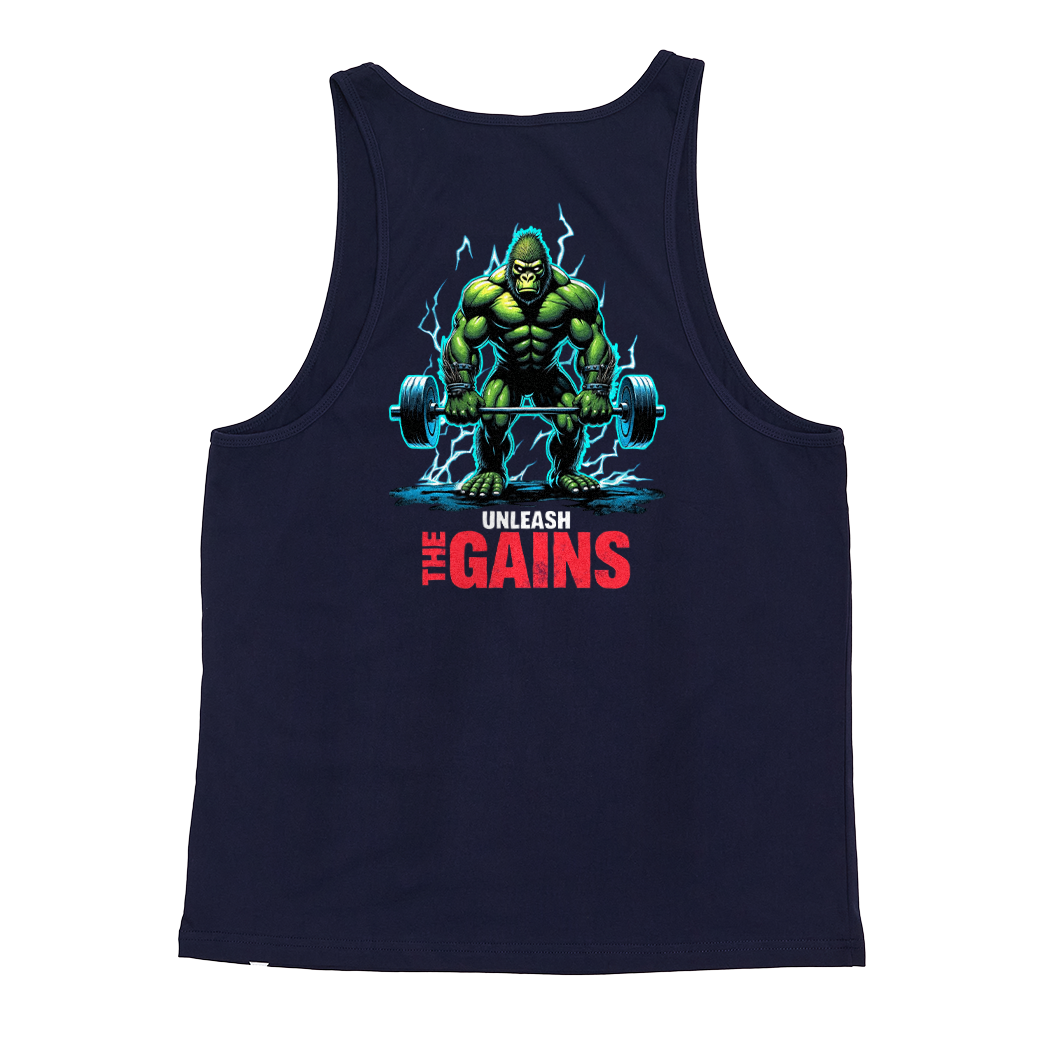 Sorta Fit Sorta Fat Unleash the Gains Singlet