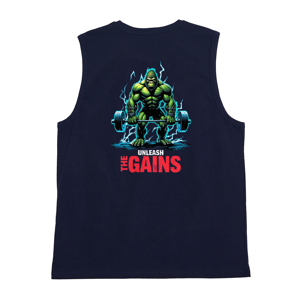 Sorta Fit Sorta Fat Unleash the Gains Tank