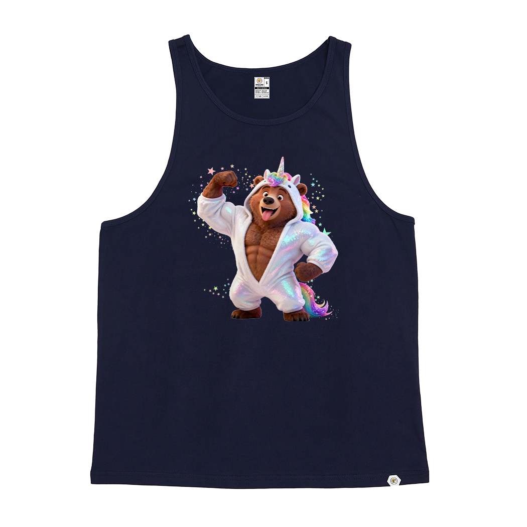 Muffles The Unibear Singlet