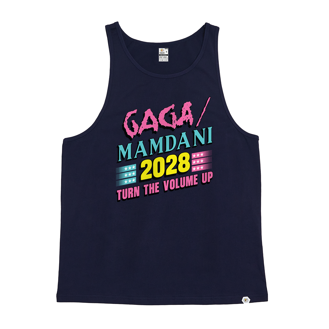 Gaga / Mamdani 2028  - Corey Craig x Kris Bee Bacon Singlet