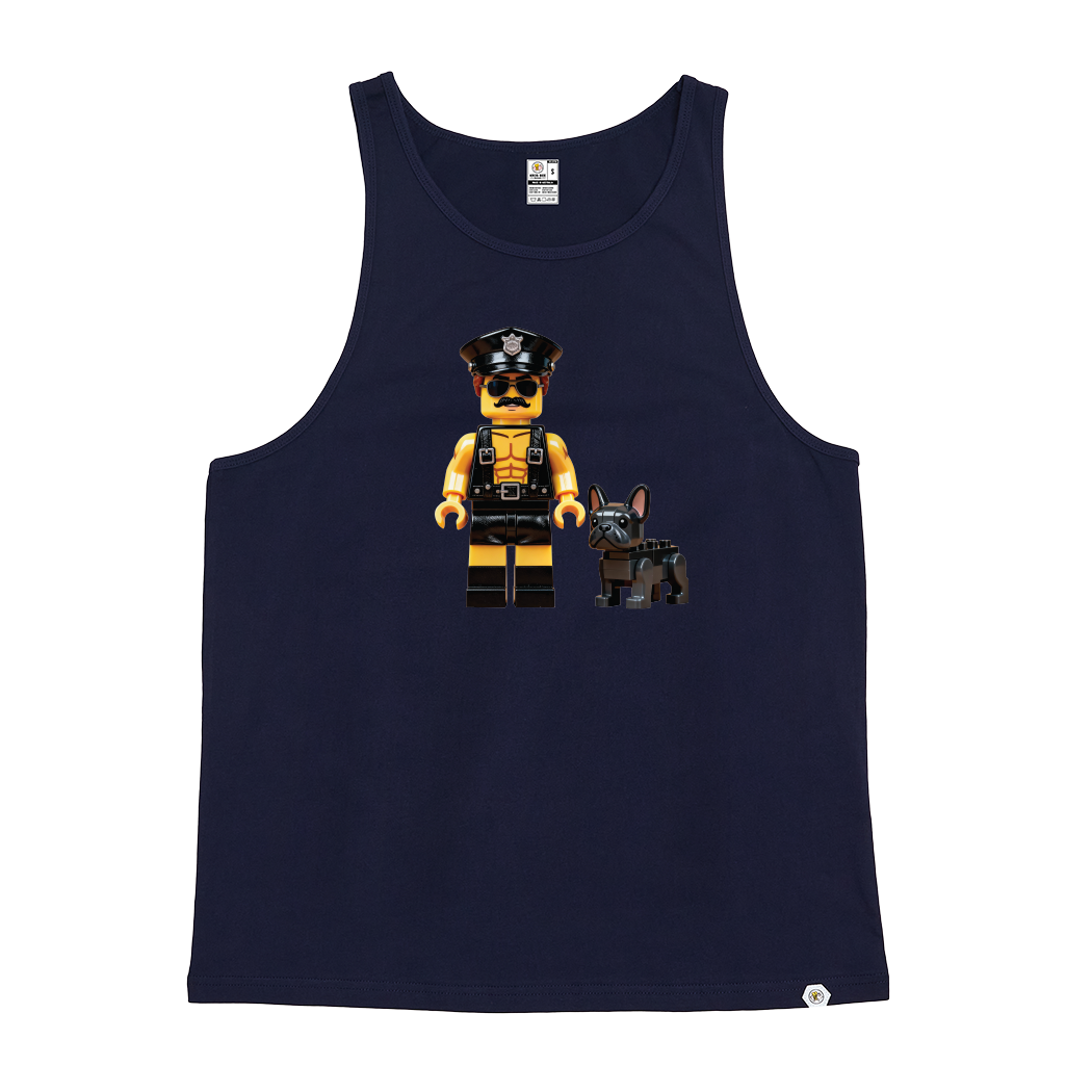 An Officer and His Dog Singlet