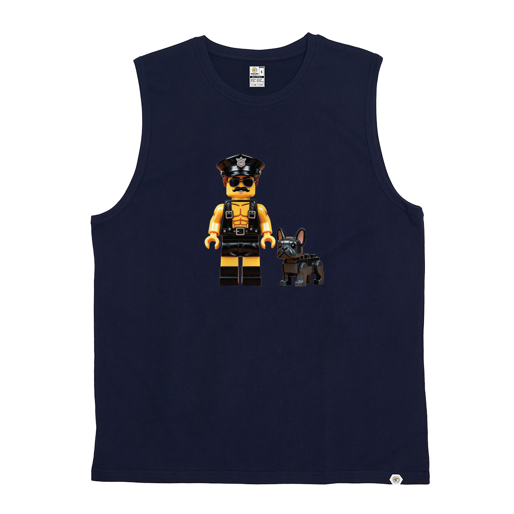 An Officer and His Dog Tank