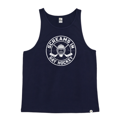 Screams in Gay Hockey Singlet