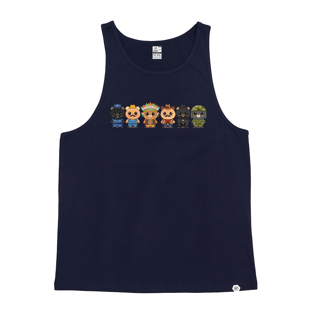 The Village Bears Mardi Gras 2026 Limited Edition Singlet
