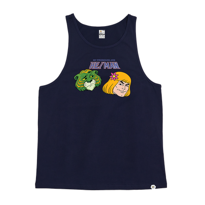 My Pronouns are He/Man Singlet