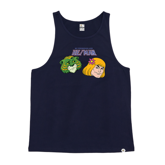 My Pronouns are He/Man Singlet