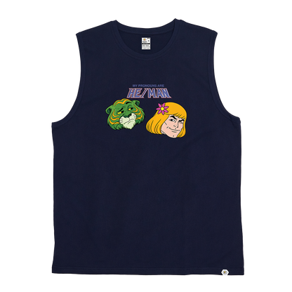 My Pronouns are He/Man Tank