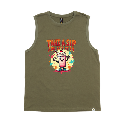 The Milkshake Man Take a Sip Tank
