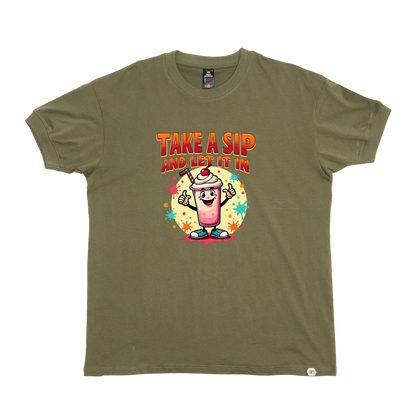 The Milkshake Man Take a Sip T-Shirt