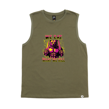 We eat what we kill Tank