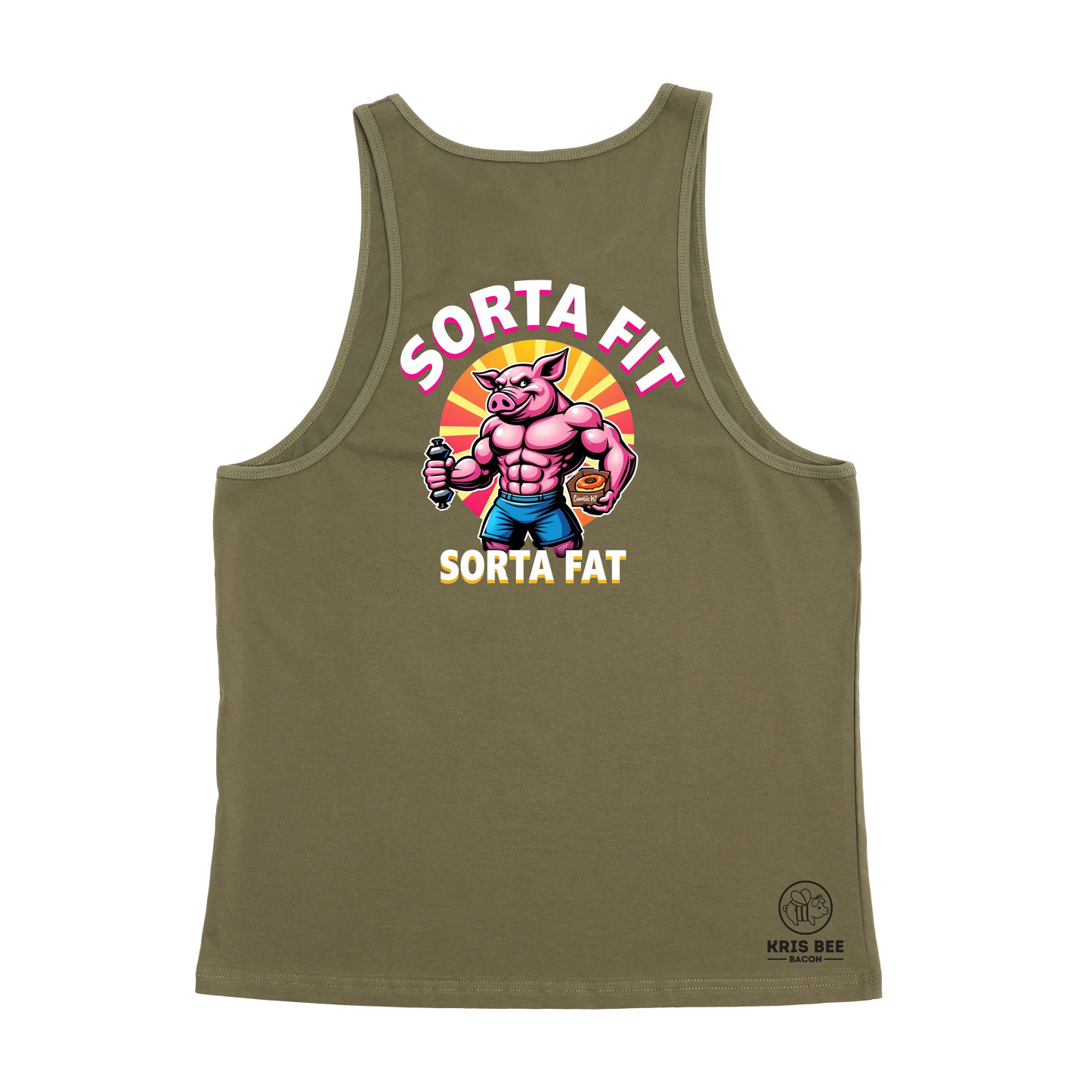 Sorta Fit Sorta Fat Donut Champ Singlet