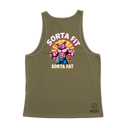 Sorta Fit Sorta Fat Donut Champ Singlet