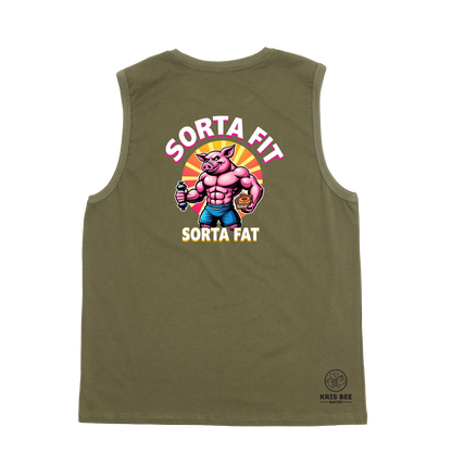 Sorta Fit Sorta Fat Donut Champ Tank