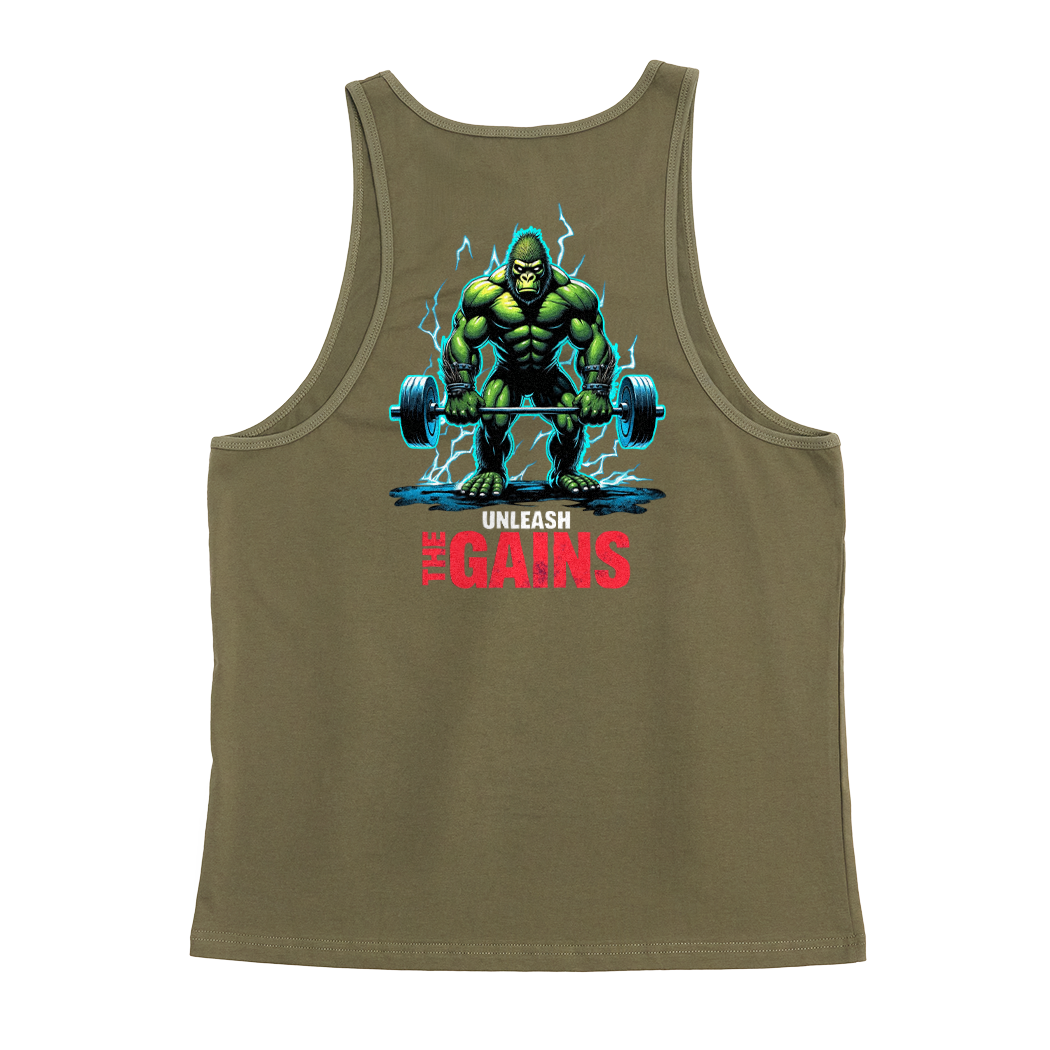 Sorta Fit Sorta Fat Unleash the Gains Singlet